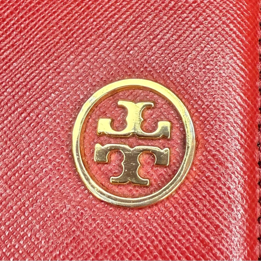 Tory Burch iPad Case Red Saffiano Leather